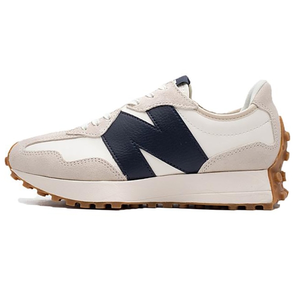 【現貨】New Balance 327 女鞋 慢跑 休閒 復古 拼接 皮革 深藍【運動世界】WS327KB