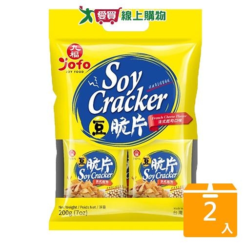 九福豆脆片法式起司200G【兩入組】【愛買】