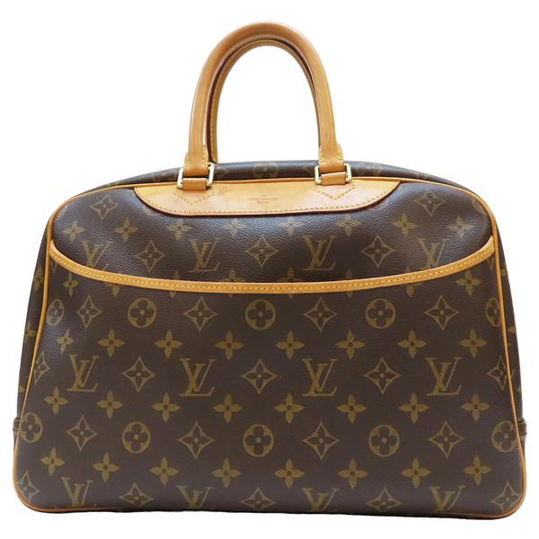 【二手名牌BRAND OFF】LOUIS VUITTON LV 路易威登 原花 PVC塗層帆布 Deauville GM 大珍包 手提包 M47270