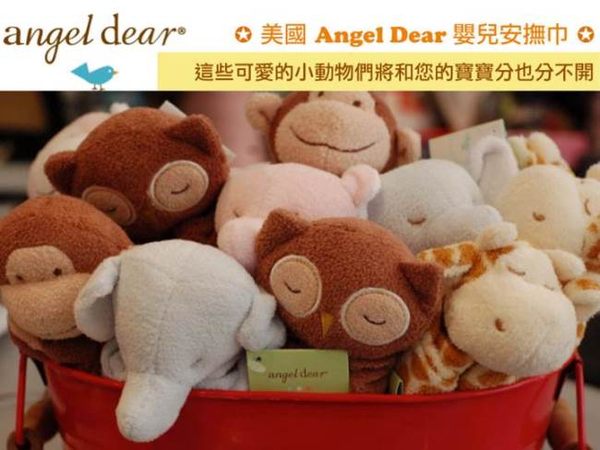 美國Angel Dear 動物嬰兒安撫巾 花花小兔 product thumbnail 2