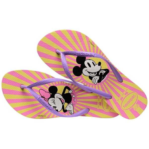 havaianas 哈瓦士 巴西人字拖 女款 Slim disney 放射米奇米妮 涼鞋 夾腳拖 海灘鞋【南風百貨】 product thumbnail 2