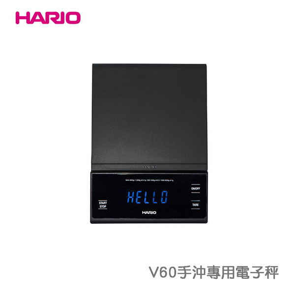 Hario Scale V60 Drip Scale New with Timer, VSTW-3000-B