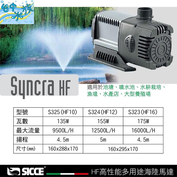 {限時特賣} 意大利 SICCE--S324 SICCE HF 高性能多用途海陸馬達 12500L／H 特價 product thumbnail 3