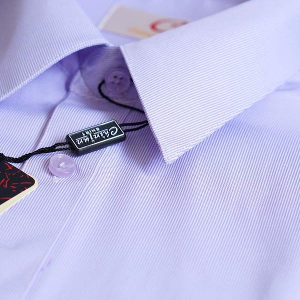 【CHINJUN/65系列】機能舒適襯衫-長袖/短袖、紫細條紋、2148、s2148