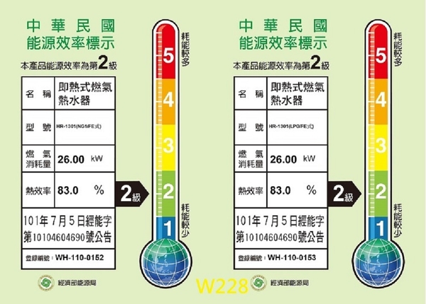 【HOSUN 豪山】13L分段火排數位變頻強制排氣熱水器HR-1301(NG1/LPG/FE式 基本安裝) product thumbnail 6