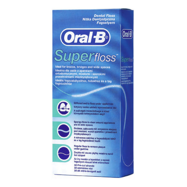 Oral-B 歐樂B Superfloss 三合一牙線-薄荷 (50入/盒)【杏一】 product thumbnail 2