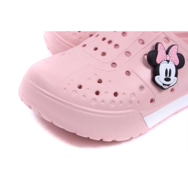 Disney Minnie Mouse 迪士尼 米妮 涼鞋 拖鞋 前包後空 童鞋 粉色 D121404C no048 product thumbnail 4