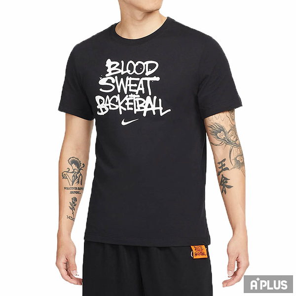 NIKE 男 短袖上衣 吸濕 排汗 柔軟 Dri-FIT "Blood， Sweat， Basketball"-DN2977010