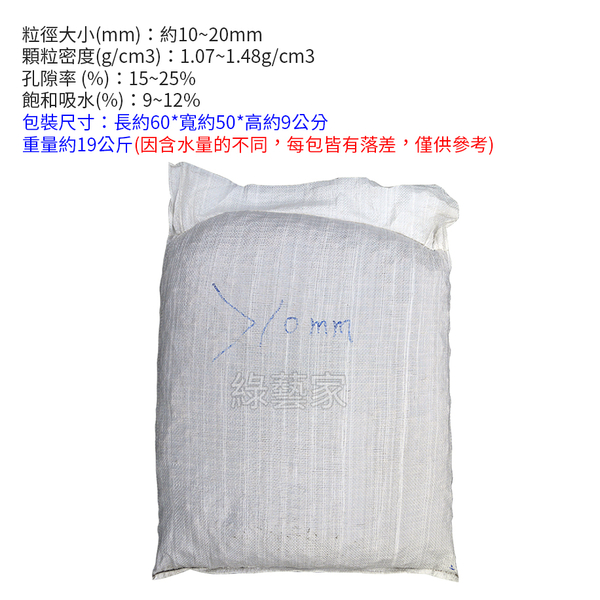 【綠藝家】園藝陶粒(發泡煉石)25公升裝-粗粒 (可沉水.台灣製造) product thumbnail 2