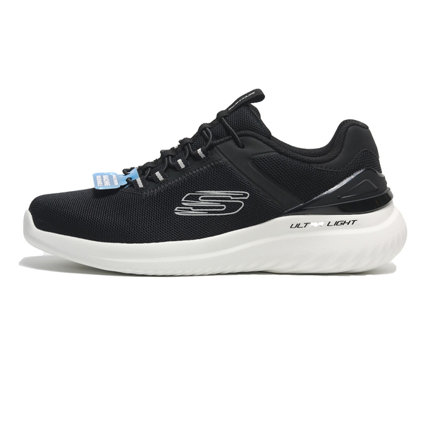 SKECHERS 休閒鞋 BOUNDER 2.0 ANAKO 黑白 免綁鞋帶 男 232673WBLK product thumbnail 4