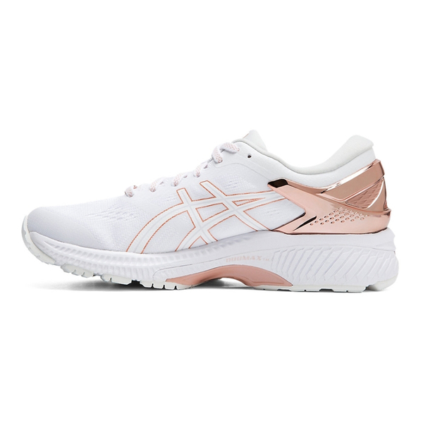 ASICS GEL-KAYANO 26 PLATINUM 女鞋 慢跑 緩震 低足弓 白玫瑰金【運動世界】1012A749-100 product thumbnail 2