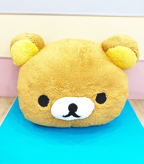 【震撼精品百貨】Rilakkuma San-X 拉拉熊懶懶熊~拉拉熊絨毛造型抱枕-拉拉熊#00674