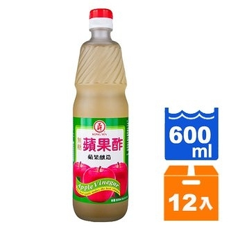 工研 無糖蘋果酢 600ml (12入)/箱【康鄰超市】