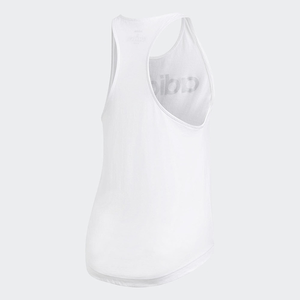 ADIDAS ESSENTIALS LINEAR SLIM TANK 女裝 背心 訓練 健身 棉質 白【運動世界】DP2360 product thumbnail 6