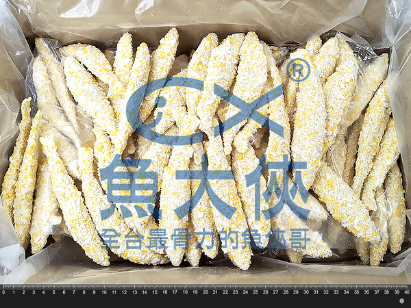 整件-裹粉柳葉魚(M&L規格隨機/3kg/箱)#整件-1A4A【魚大俠】FH322