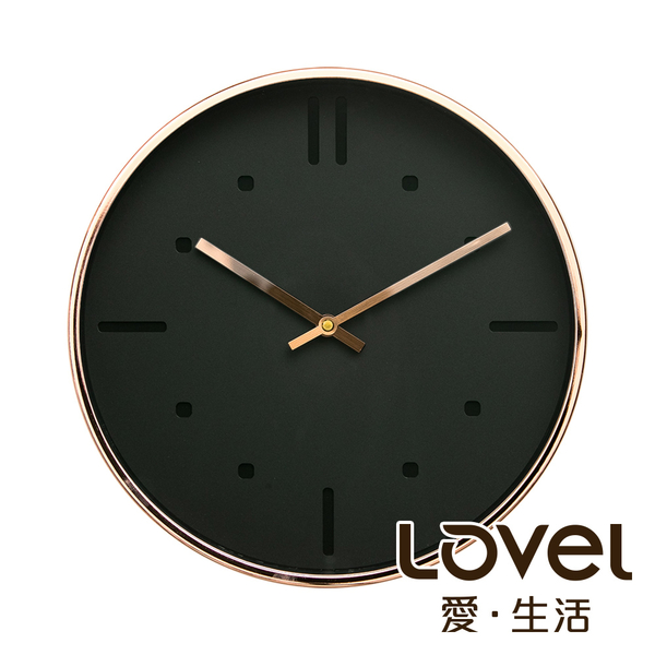 Lovel 30cm典雅玫瑰金框靜音時鐘 - 共6款 product thumbnail 6