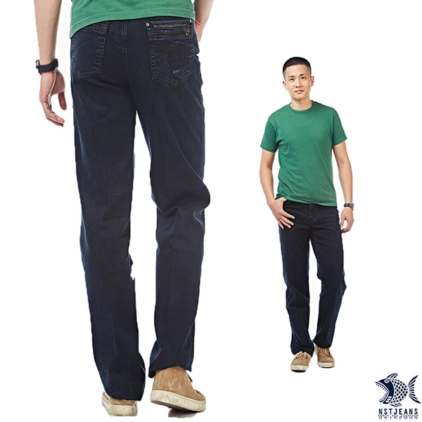 [即將斷貨] NST Jeans 單寧極簡主義 法式五袋款直筒牛仔褲(中腰) 390(5546) 台製 紳士 男