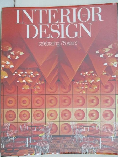【書寶二手書T2／建築_KI5】Interior Design_2007/3_celebrating 75 years_日文