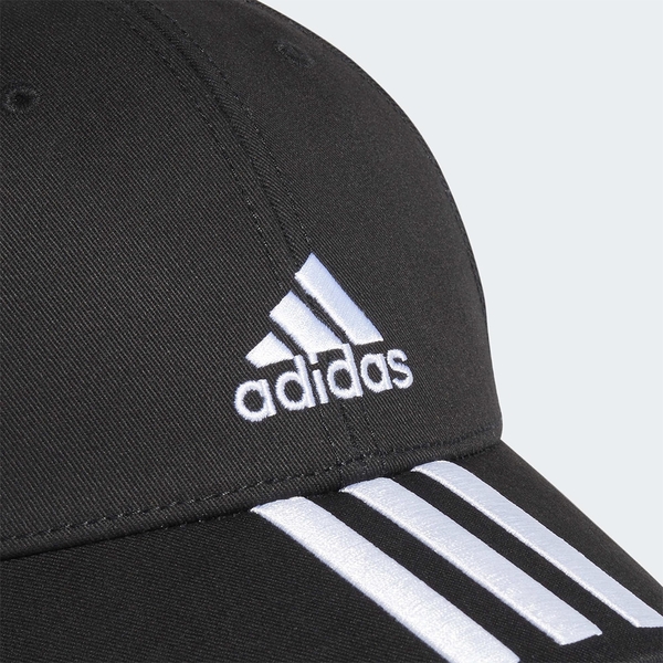 ADIDAS 3-STRIPES 帽子 老帽 休閒 三條線 基本款 黑【運動世界】FK0894 product thumbnail 5