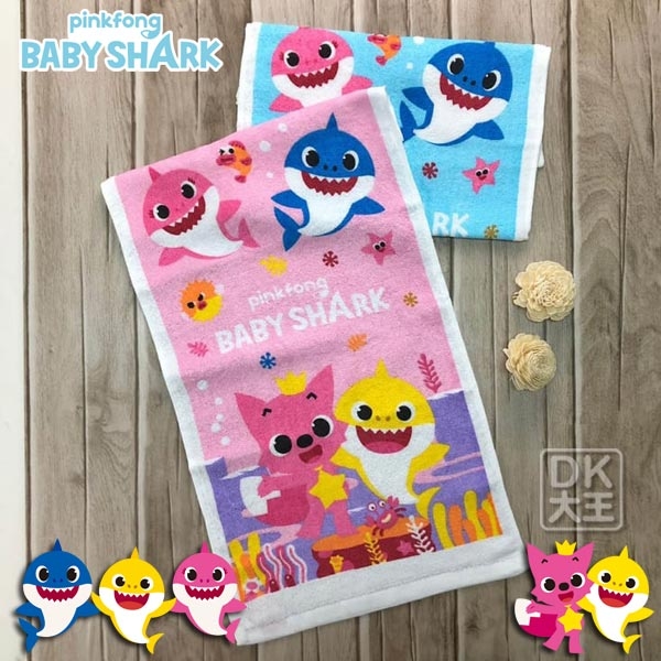 碰碰狐 BABY SHARK 鯊魚寶寶童巾 兒童毛巾【DK大王】 product thumbnail 3