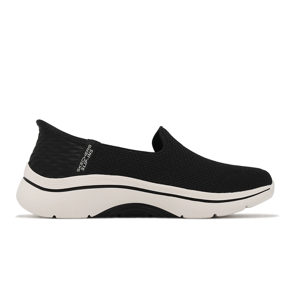 skechers go walk arch fit 2 slip-ins 女 寬楦 黑 懶人鞋 125315wbkw 休閒鞋