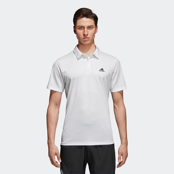 【現貨】ADIDAS FAB POLO 男裝 短袖 POLO衫 休閒 網球 透氣 快乾 白【運動世界】CV8321 product thumbnail 3