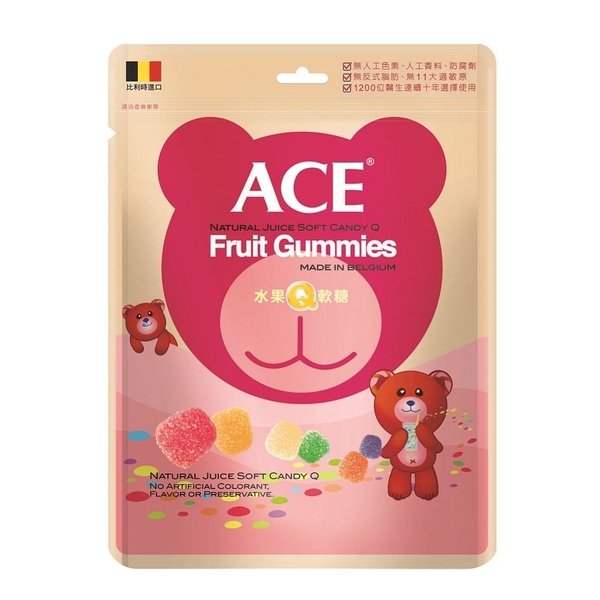 ACE 水果Q軟糖量販包 (240g/包)【杏一】