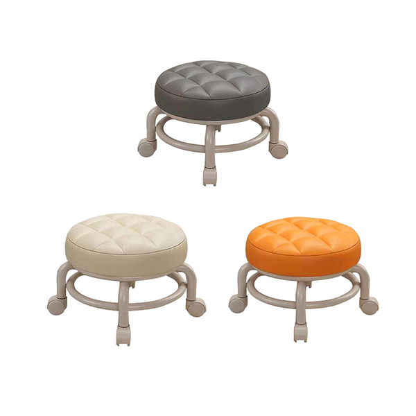 波蘿小巧可愛360度滑輪小矮凳 萬向輪換鞋凳 小凳子 小椅子 小圓凳 product thumbnail 3