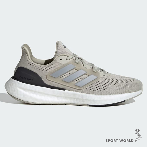 Adidas 男鞋 慢跑鞋 緩震 PUREBOOST 23 灰【運動世界】IF1547