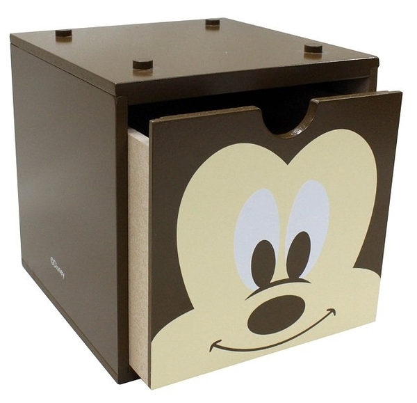 【震撼精品百貨】米奇/米妮_Micky Mouse~積木盒~咖啡【共1款】