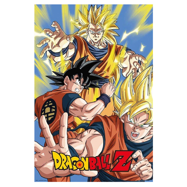 *【七龍珠】DRAGON BALL Z 悟空超級賽亞人型態 進口海報