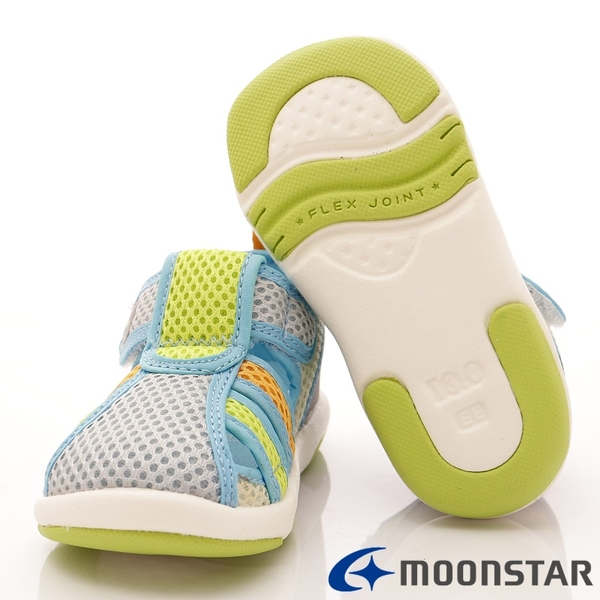 日本Moonstar機能童鞋 護趾機能輕量涼鞋 1368淺灰黃(寶寶段) product thumbnail 6