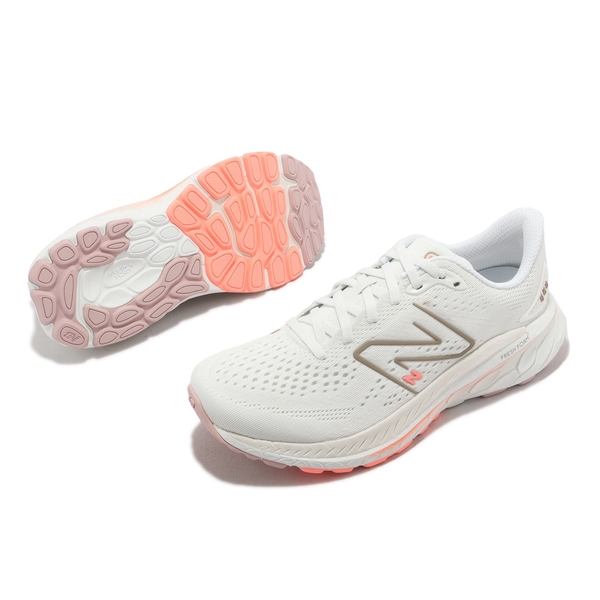 New Balance Fresh Foam X 860 V13 D寬楦 女慢跑鞋鞋 白粉 運動鞋 避震 戶外鞋 W860L13【KAORACER】 product thumbnail 5