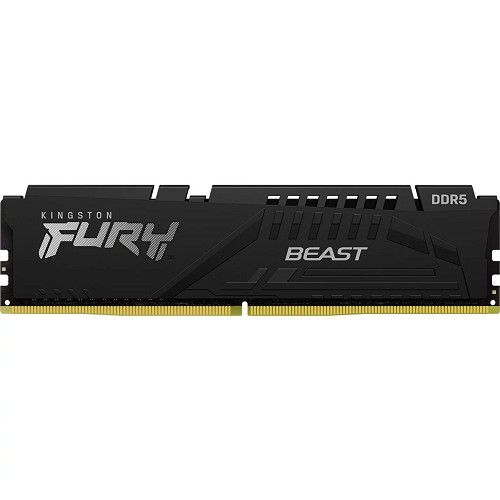 Kingston 金士頓 FURY Beast Black DDR5 CL36 5600 16GB 桌機記憶體 KF556C36BBE-16