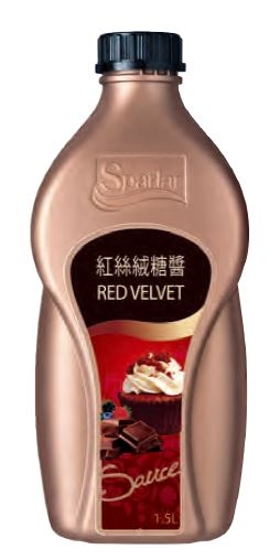 食伯樂 SPARLAR - 裝飾醬 淋醬 紅絲絨糖醬 1.5L--【良鎂咖啡精品館】
