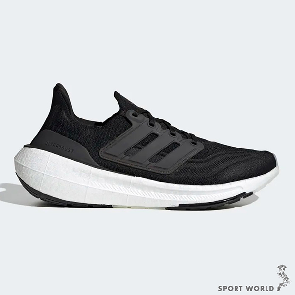 Adidas 男鞋 女鞋 慢跑鞋 避震 透氣 ULTRABOOST LIGHT 黑白【運動世界】GY9351