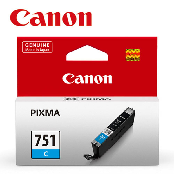 CANON CLI-751C 原廠藍色墨水匣 product thumbnail 2