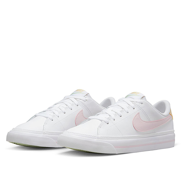 NIKE COURT LEGACY GS 白粉 休閒鞋 女鞋 大童 運動鞋 DA5380-115