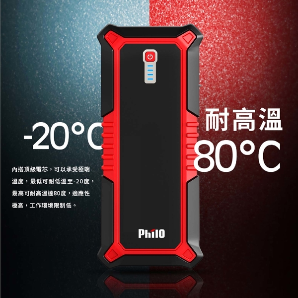 飛樂Philo 汽柴油頂級旗艦版救車行動電源 PQC-24000SP product thumbnail 7