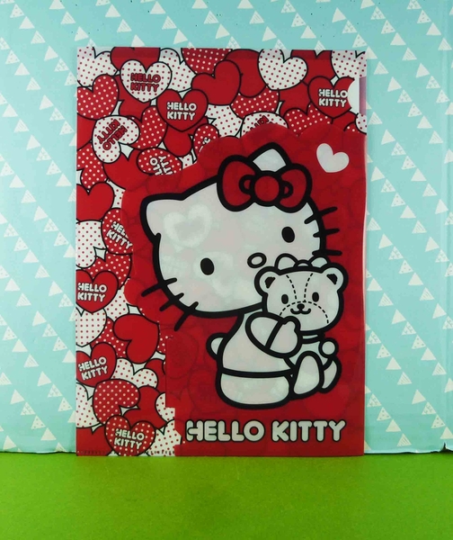 【震撼精品百貨】Hello Kitty 凱蒂貓~文件夾~40TH紅【共1款】