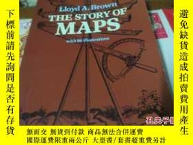 二手書博民逛書店The罕見Story of Maps 地圖上的故事b1Y2536