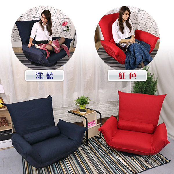 台客嚴選_歐風華得高背伸展轉盤椅 單人沙發 和室椅 MIT product thumbnail 7