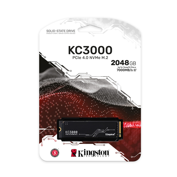 金士頓 Kingston KC3000 2TB KC3000 PCIe 4.0 NVMe M.2 SKC3000D/2048G SSD 固態硬碟 product thumbnail 2