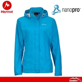 【Marmot 美國 女 Precip 防水透氣外套《藍》】462002910/風雨衣/防水/透氣