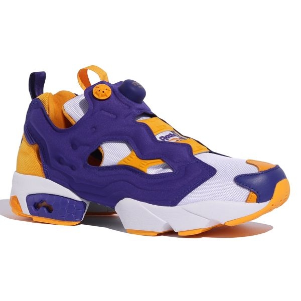 REEBOK INSTAPUMP FURY OG 男鞋 休閒 慢跑 充氣 拼接 緩衝 黃 紫 白【運動世界】DV8291