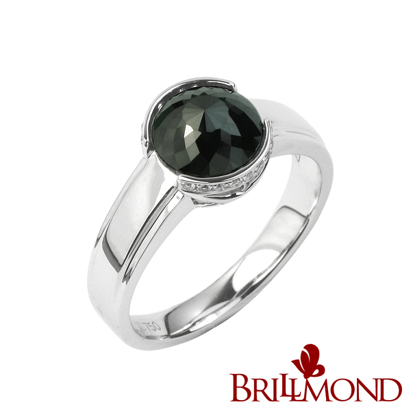 【BRILLMOND】 璀璨榮耀1.5克拉黑鑽戒(BLACK DIAMOND)