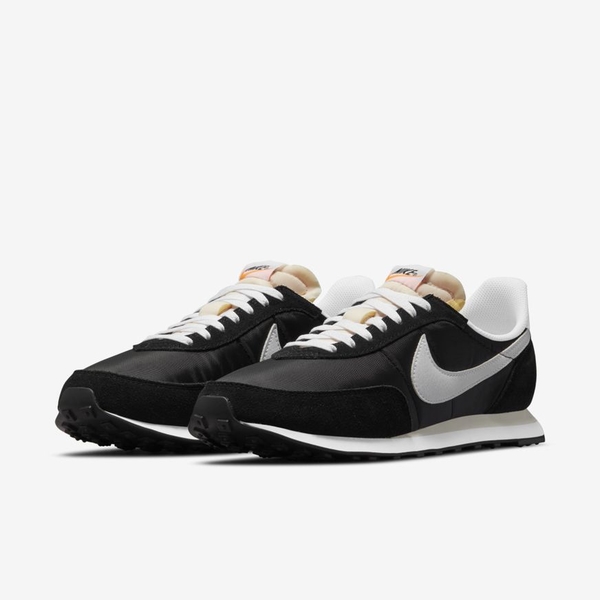 NIKE WAFFLE TRAINER 2 男款 黑色 白LOGO 拼接復古 休閒鞋 DH1349001【KAORACER】