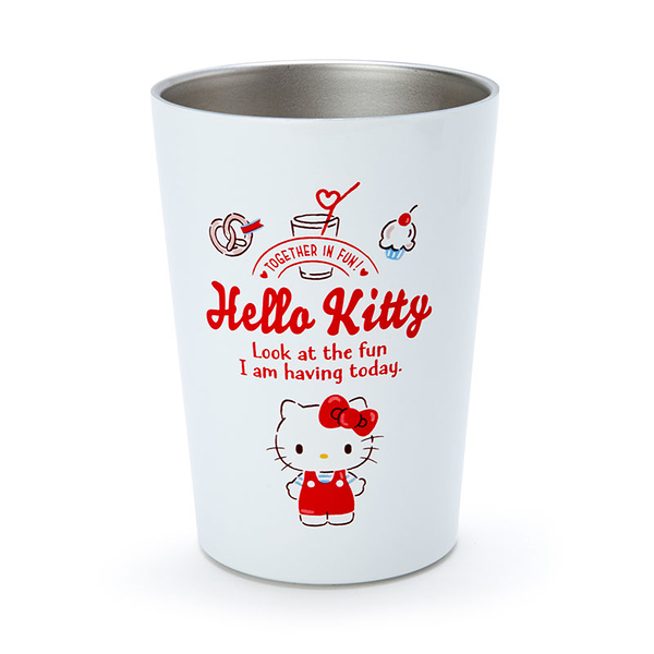 asdfkitty*KITTY雙層真空保溫保冷不鏽鋼杯-400ML-日本正版商品