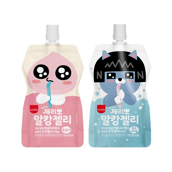韓國 KAKAO 果凍(130g) 水蜜桃／牛奶汽水味款式可選【小三美日】