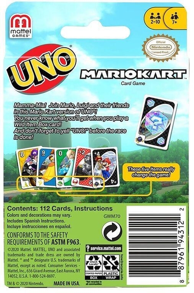 『高雄龐奇桌遊』 UNO 瑪利歐賽車 UNO Mario Kart 正版桌上遊戲專賣店 product thumbnail 5